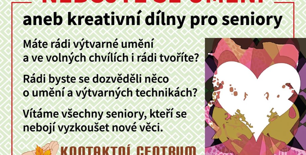 Nebojte se umění aneb kreativní dílny pro seniory